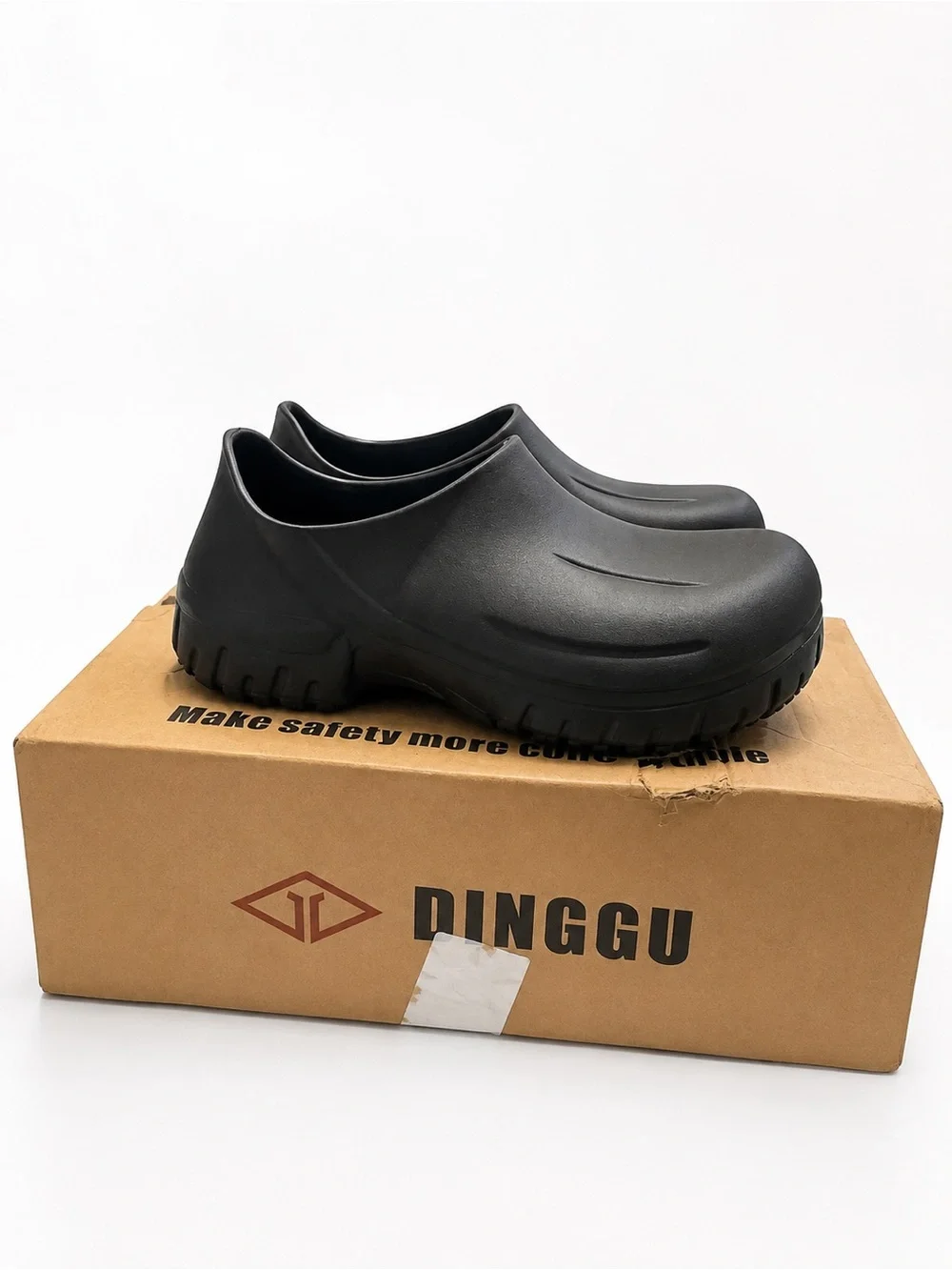 Black Non Slip Work Clogs
